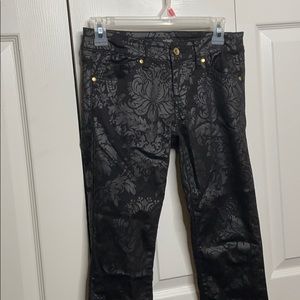 Decorative Black Jeans
